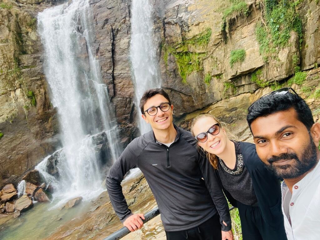 Ramboda water fall with kushin